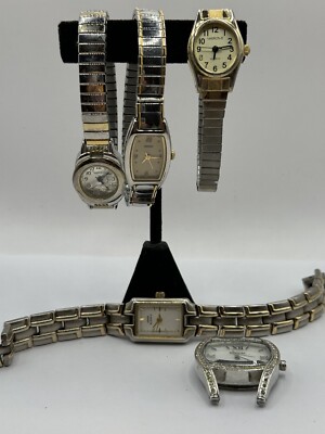 Untested womens watch lot. Gold & Silver Tone, chicos, rumours, anne klein UNTESTED WOMENS WRIST WATCH LOT OF 6 ANNE KLEIN LEATHER  main image 4