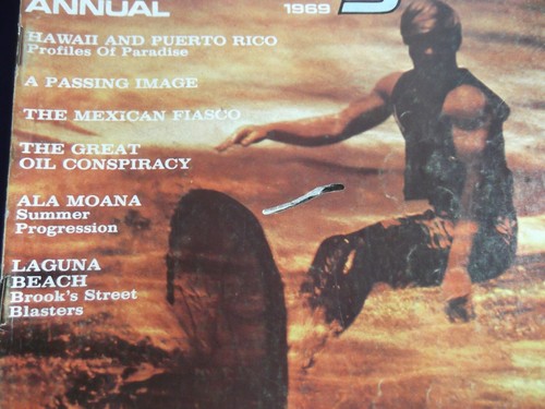 SURFING MAGAZINE 1969 ANNUAL MIKE PURPUS ALA MOANA GAS CHAMBER VINTAGE - Picture 2 of 8