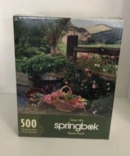 2000 Hallmark Springbok Country Garden 500 Piece Jigsaw Puzzle 20"x 20"