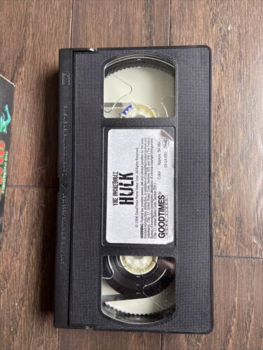Extremely CLEAN CRISP The Incredible Hulk Bill Bixby VHS 1996 - Picture 5 of 5