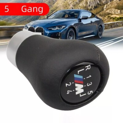 M Sport Leder Schaltknauf Schalthebel 5 Gang Für BMW 1er 3er Z3 E30 E36 E39 E46