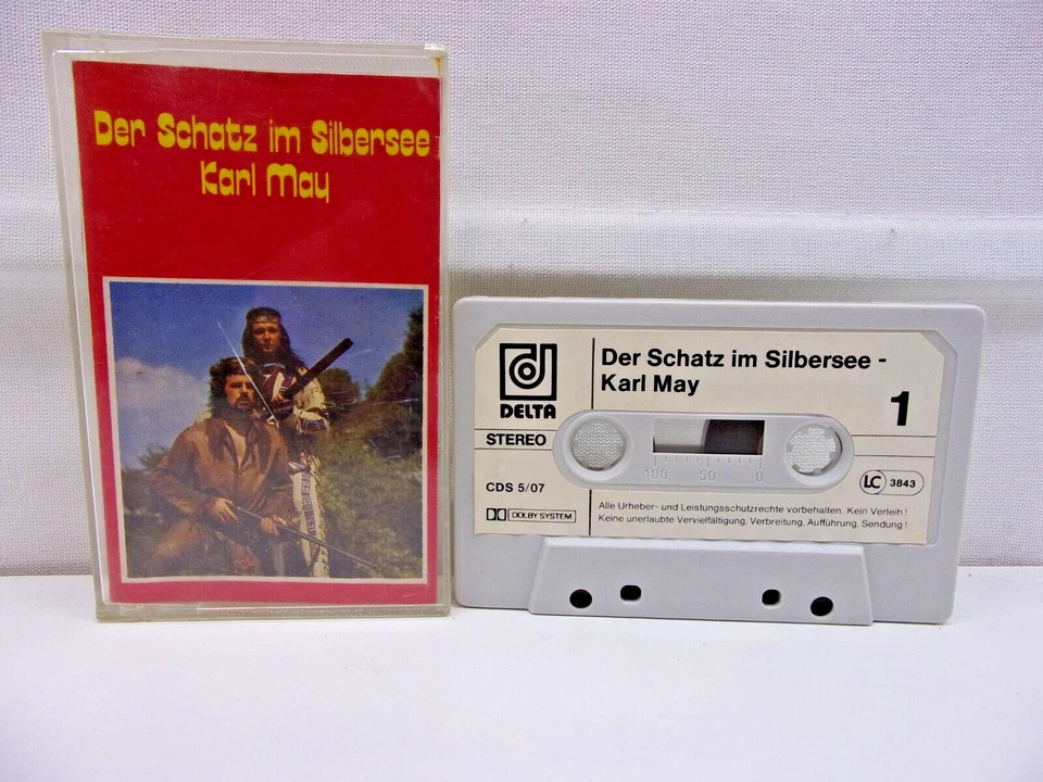 Hörspiel Kassette - Karl May - Der Schatz im Silbersee MC Cassette TAPE - Bild 1 von 1