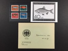 BRD FOTO-ESSAY 1964 412/415 FISCHE FISH PHOTO-ESSAY RAR !! e1533