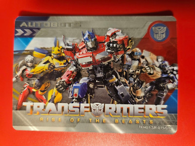 Kayou Transformers Hasbro Rise Of The Beasts Card Autobots TFH01-SR-015/017