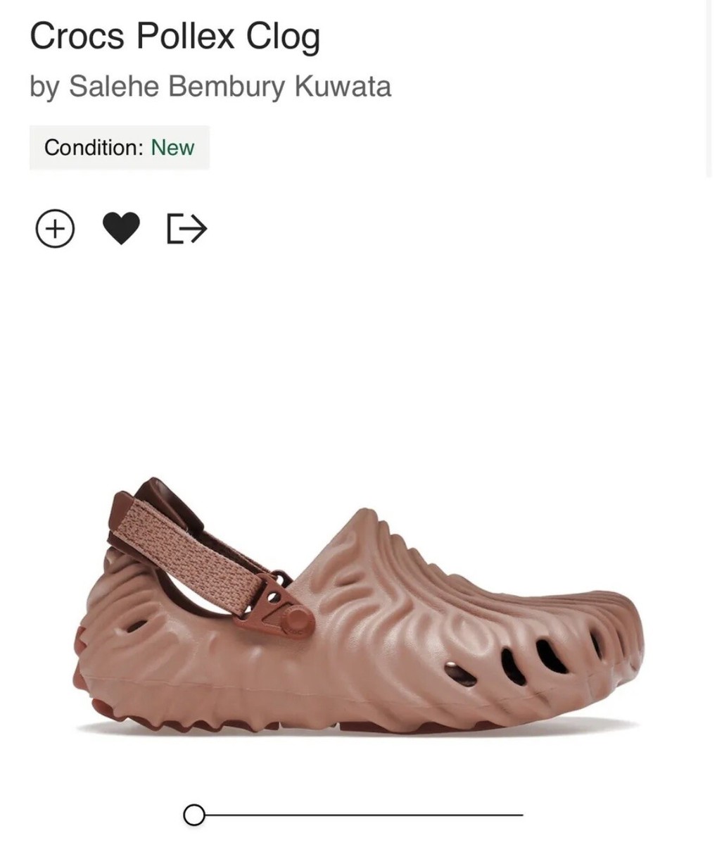 Crocs Salehe Bembury Pollex Clog Kuwata Pale Blush Men’s size 11 fits like 12. s-l400.jpg main image 4