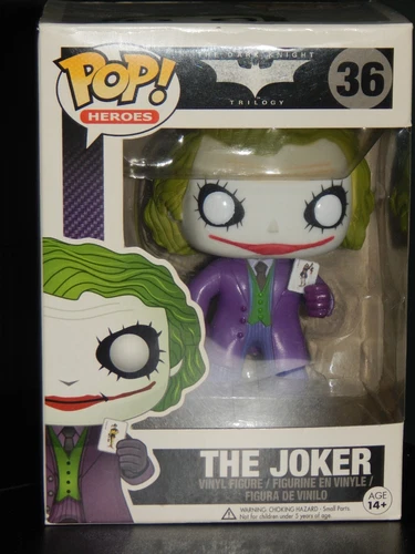 Funko POP The Joker Dark Knight Vinyl Figure #36 Heath Ledger Batman