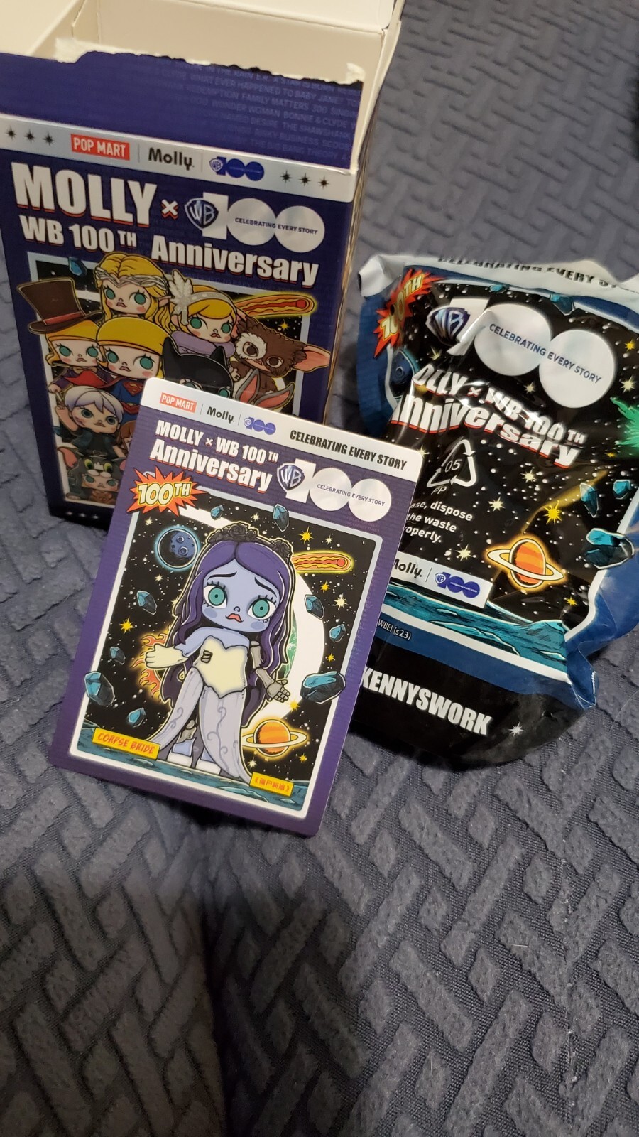 POP MART Molly X WB 100th Anniversary Series Blind Box Confirmed Figure New Toy