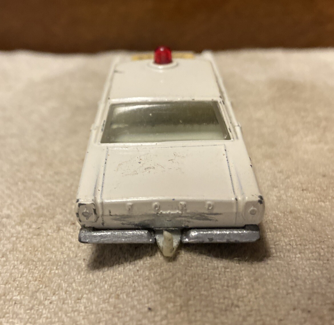 Vintage Matchbox Lesney No. 55/59 Diecast Ford Galaxie Police Car