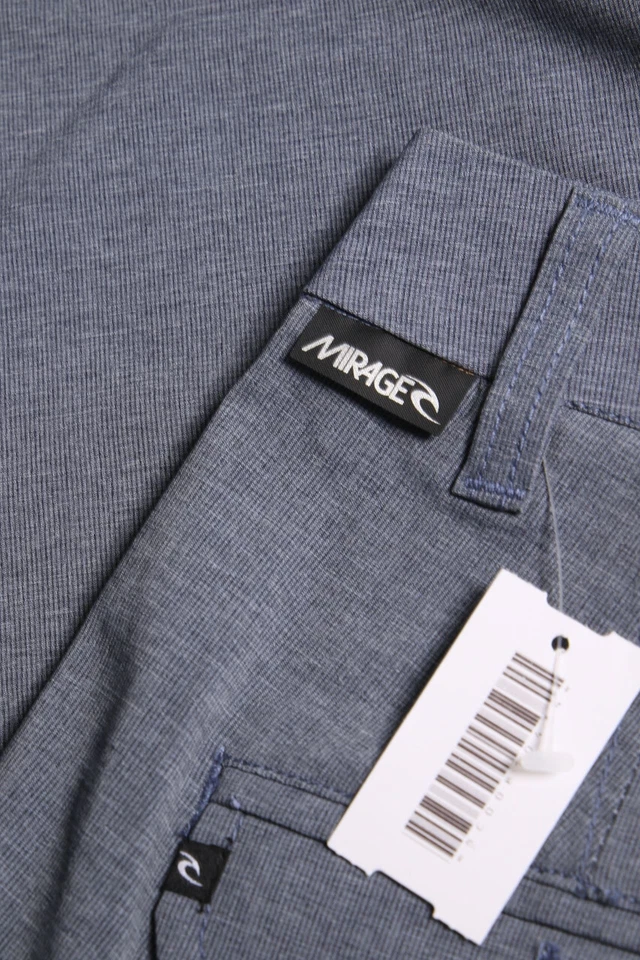 RIP CURL Schwimm-Shorts Badehose Logo-Knöpfe W28 graublau - Bild 3 von 4