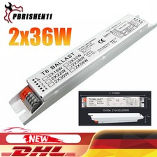 EVG Elektronisches Leuchtstofflampe Vorschaltgerät T8 Röhre Neonlampe 2x36W NEU.