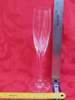 MIKASA Crystal Flame D'Amore TALL FLUTED CHAMPAGNE GLASS