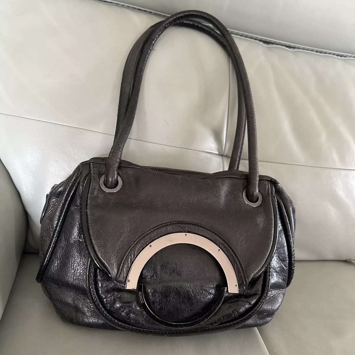Medium sized black bag sale