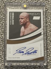 2021 Immaculate Collection UFC - Heralded Signatures #HS-BRT Bas Rutten /99 (AU)