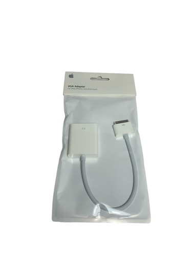 Apple VGA Adapter for iPad, iPhone and iPod Touch (30-pin to VGA) Model A1368 - Picture 1 of 2