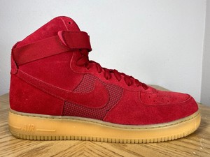 Men's Nike Air Force 1 High 07 LV8 Gym Red Gum Suede Size 14 806403-601 |  eBay