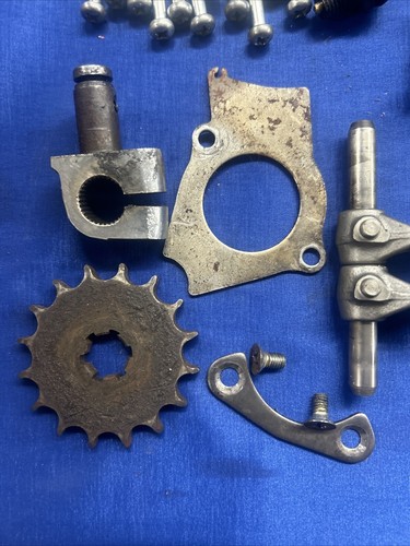 Yamaha DT175 2N5 Shift Drum, Shaft, Forks & Misc Hardware 1979 - Picture 7 of 7