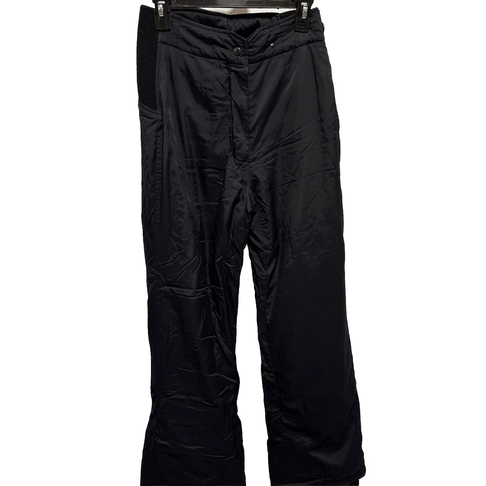 obermeyer ski snow nylon with zipper and hook pants
