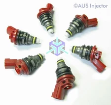 Set of 6 HIGH FLOW 650cc Racing Injectors fit NISSAN Skyline RB25DET [10188-6-0]