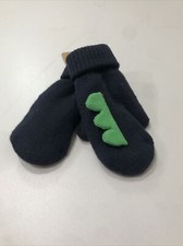 Northeast Outfitters Youth Cozy Cabin Stripes and Spikes Mittens YouthNavy Blue