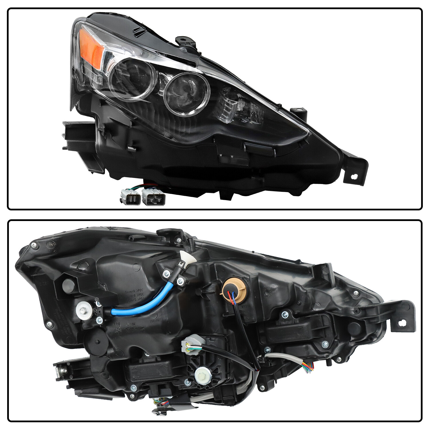 LED Headlight For 2014 2015 2016 XE30 Lexus IS250 IS200T IS300 IS350 L+R Pairs