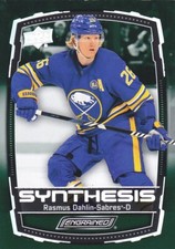2023-24 Upper Deck Engrained Synthesis Green Border Rasmus Dahlin #S-6