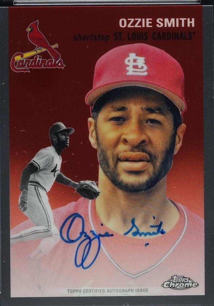 2023 Topps Chrome Platinum Anniversary - Ozzie Smith #CPA-OS for