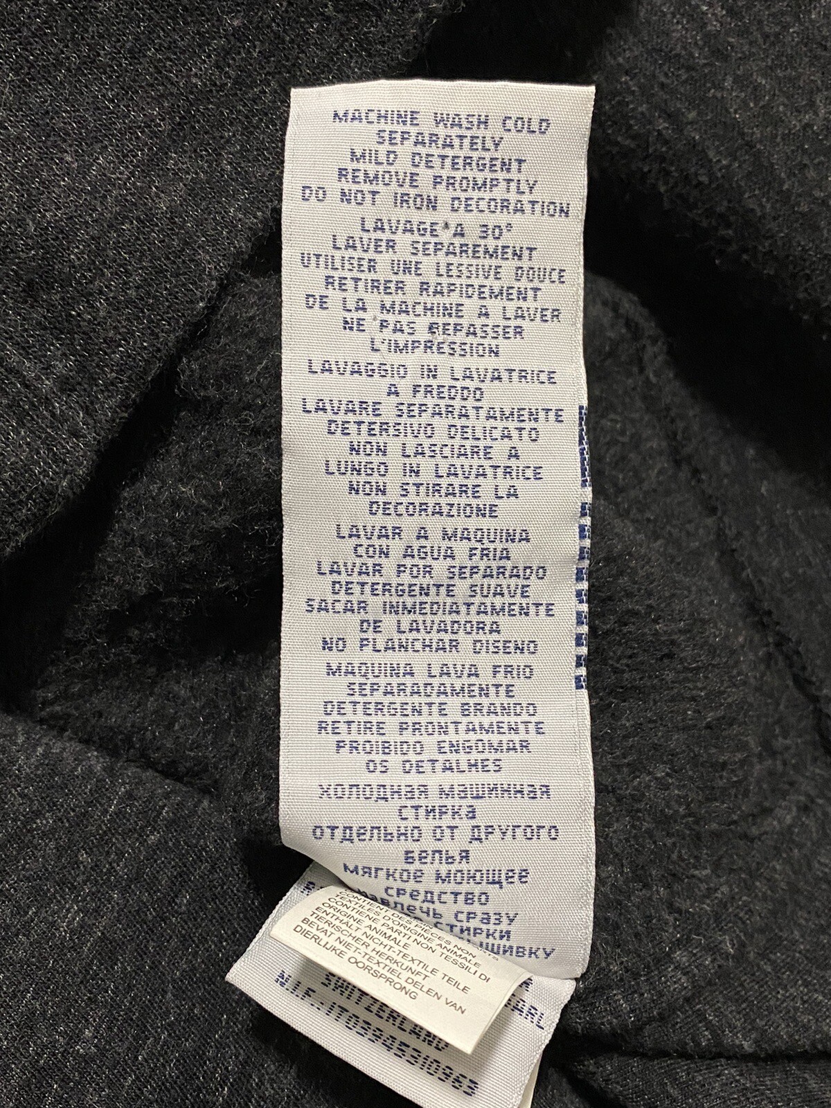 VTG POLO RALPH LAUREN MENS CARDIGAN JACKET SHAWL COLLAR BUTTONS GRAY