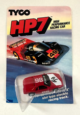 TYCO HP7 '86 PONTIAC FIERO RED/BLK HO SLOT CAR No.6970 NOS