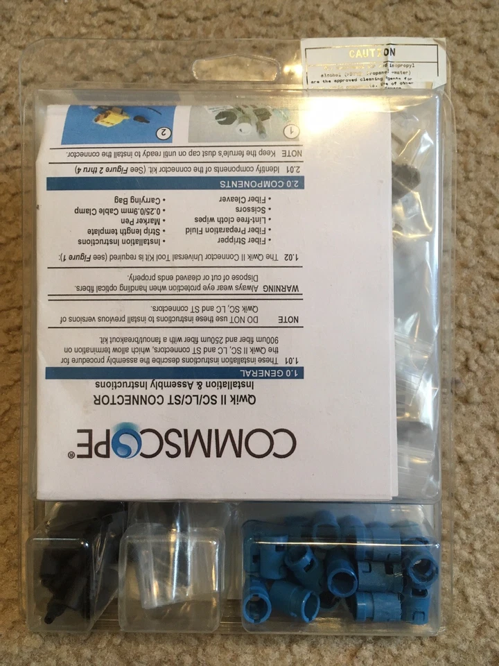 Commscope QWIK II - ST SFC-STF-09-8X-25 Installer Pack for Single-Mode Fiber - Image 2 of 4