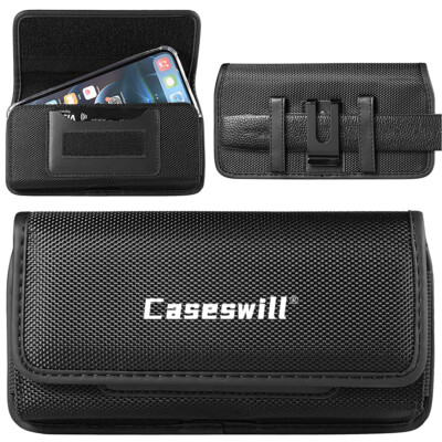 For-Samsung Galaxy Note 20 Ultra 5G Case Nylon Belt Clip Holster Carrying Pouch