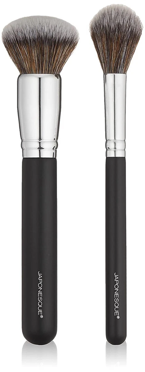 Japonesque Must Have Complexion Brush Duo w Ultra Soft Bristles