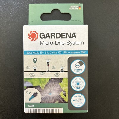 GARDENA Micro-Drip-System Sprühdüse 360 Grad für 13mm (13322-20)