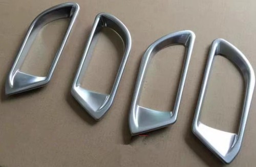 Fit For Subaru Outback 2015-2019 Matte Silver Inner Door Handle Frame Trim 4PCS - Picture 5 of 6