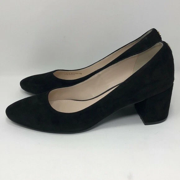 Cole Haan Claudine Black Suede Pump 55mm SZ 8 eBay