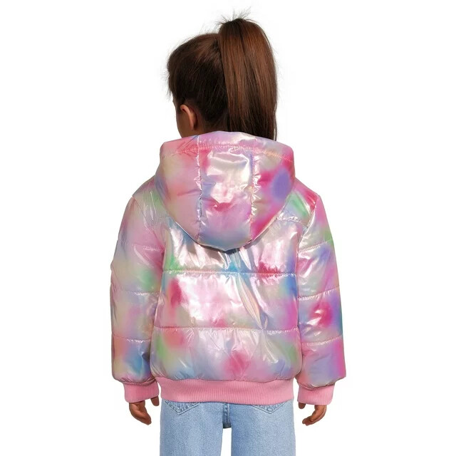 Trolls Puffer Jacket Size 2T 3T 4T or 5T Poppy Pastel Design | eBay