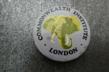 Commonwealth Institute London Pin Badge Button (L32B)