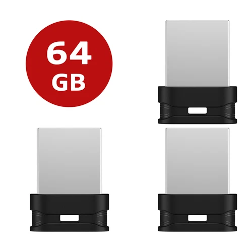 3 x 64GB Flash Drives Mini USB Drive Thumb Drives Memory Stick for File Music