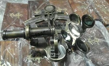 4" Collectible Antique Finish Solid Brass Marine Maritime Nautical Sextant Gift