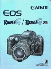 Canon EOS Rebel G Rebel G QD Instruction Manual 1996