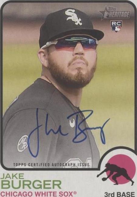 2022 Topps Heritage - Jake Burger #ROA-JB - 1 of 1
