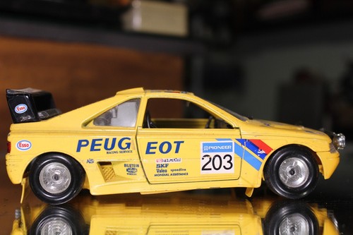 Bburago Peugeot 405 Turbo 16 1/24 Made IN Italy Vintage - Imagen 2 de 12