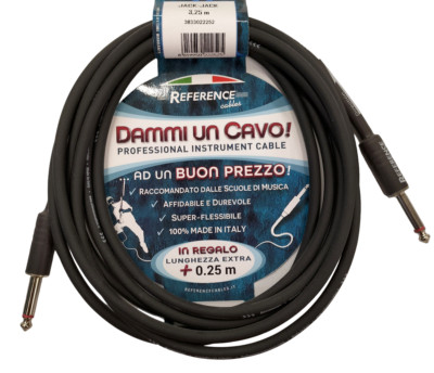 Reference Give Me A 6.3mm MM Staight/Straight 3.25 Metre Jack Tool Cable