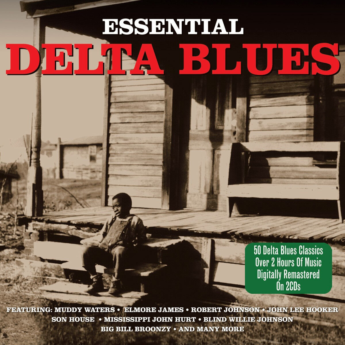 Essential Delta Blues VARIOUS ARTISTS Best Of 50 Songs MUSIC COLLECTION New 2 CD