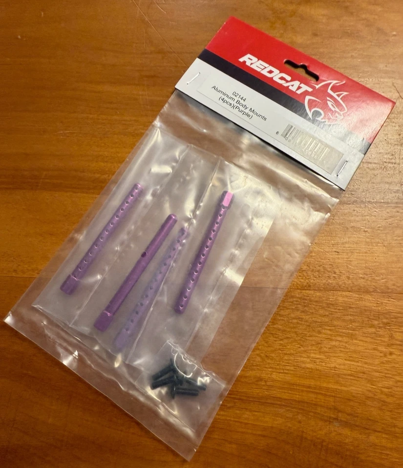 Purple Aluminum Body Post Mounts Redcat Lightning STR EPX STK 1/10 RC Truck Car - Image 3 of 4