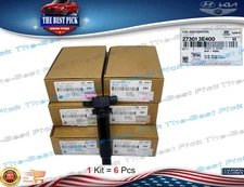 06-10 Hyundai Santa Fe Optima Rondo 2.7L ⭐GENUINE⭐ OEM ( 6 PCS ) Ignition Coil