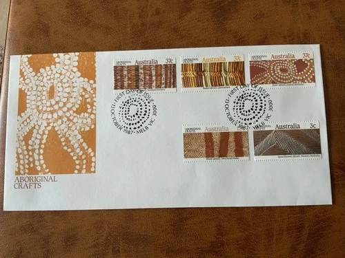 Australia 1987 #1047-1051 Aboriginal Crafts - FDC