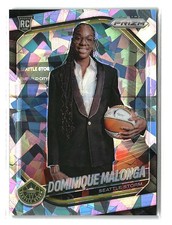 2025 Panini Prizm WNBA #144 Dominique Malonga Ice Prizm Rookie
