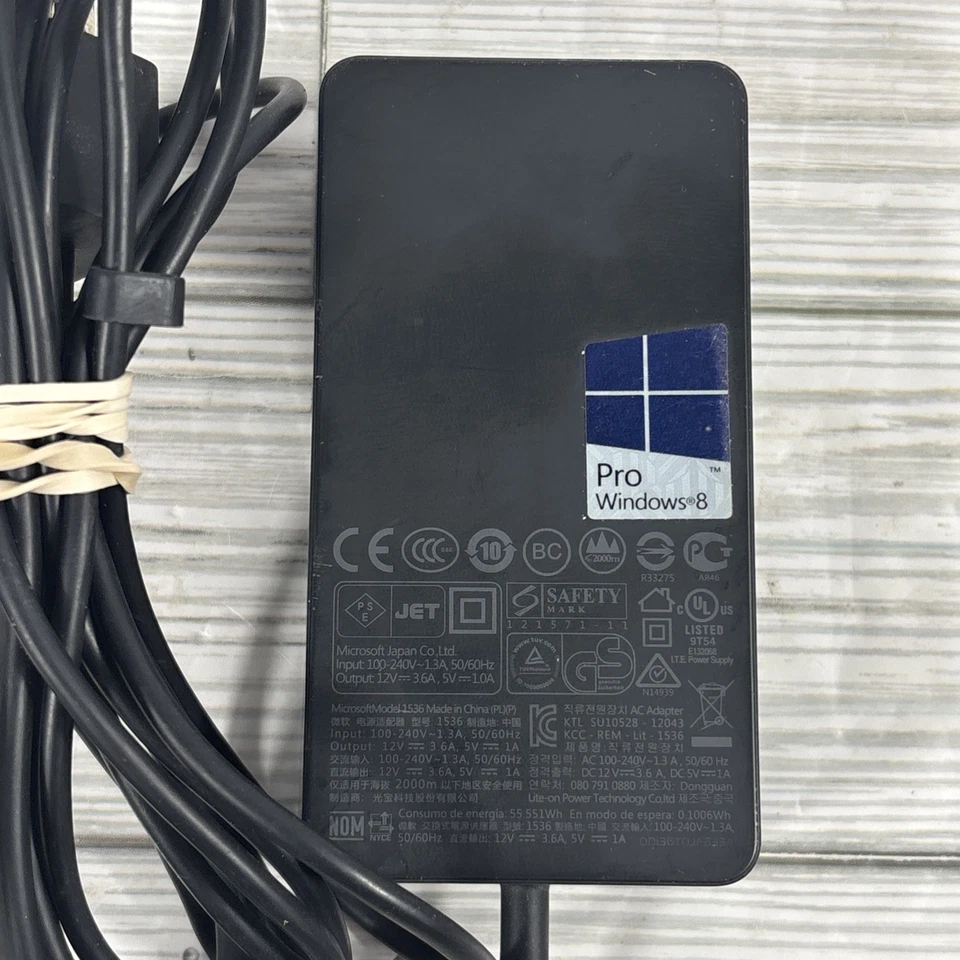 Genuine Microsoft Surface Pro & Pro 2 Power Adapter Charger Model 1536 FREESHIP - Image 2 of 4