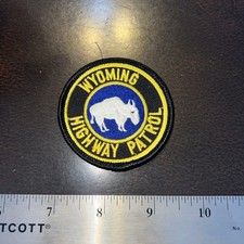 Vintage Obsolete Police/ Sheriff Office Dept. Patch Wyoming Highway Patrol