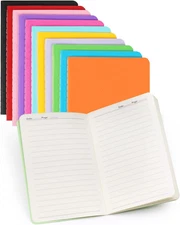 Pocket Notebooks Small Lined 12 Pack Notepads Bulk Little Journal Set Softcover